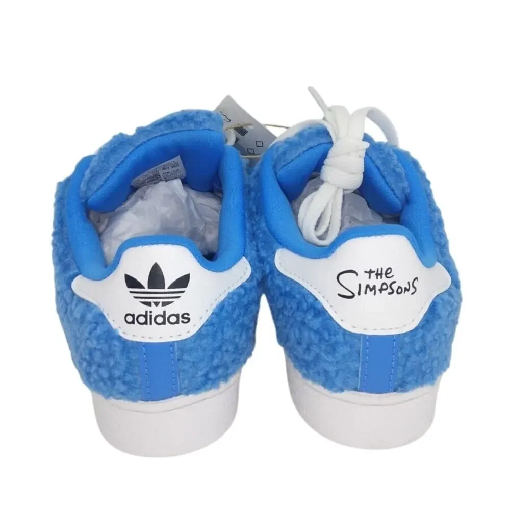 ADIDAS The Simpsons Marge Superstar Kids New Blue w/Graphics Sneakers - sz. 12K